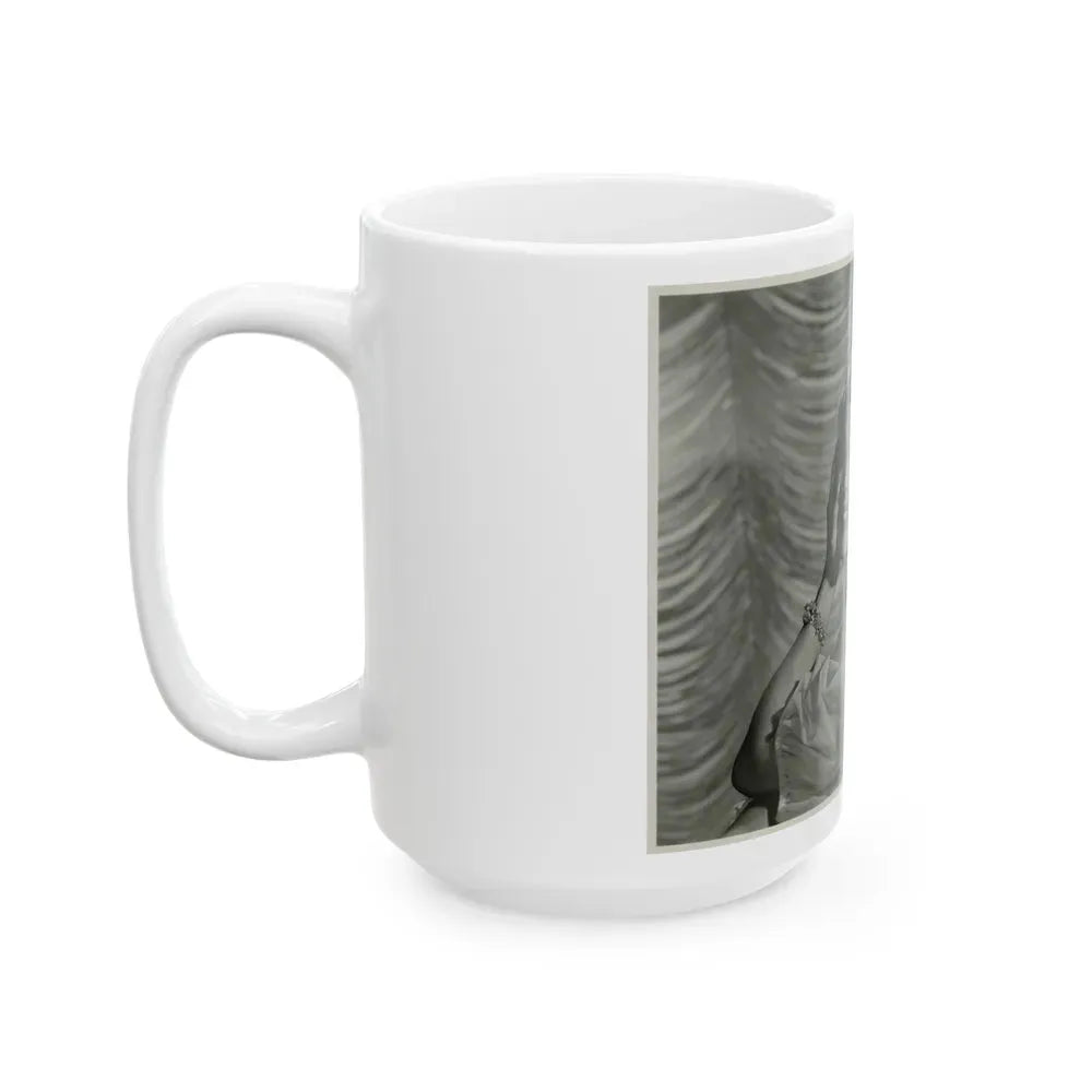 Greta Thyssen #56 (Vintage Female Icon) White Coffee Mug - Go Mug Yourself