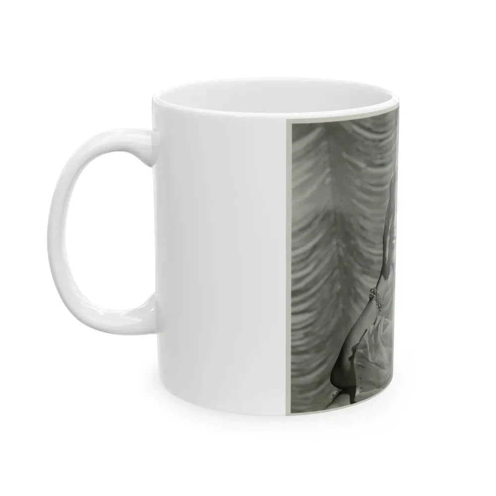 Greta Thyssen #56 (Vintage Female Icon) White Coffee Mug - Go Mug Yourself