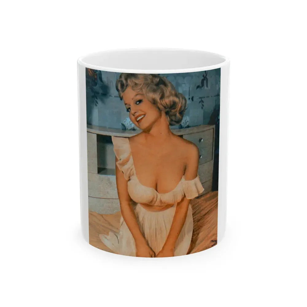 Greta Thyssen #68 (Vintage Female Icon) White Coffee Mug 11oz - Go Mug Yourself
