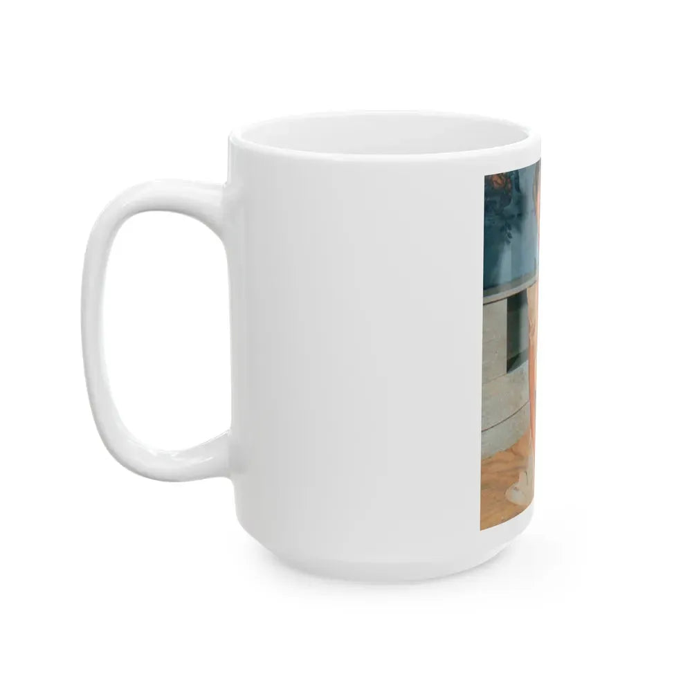 Greta Thyssen #68 (Vintage Female Icon) White Coffee Mug - Go Mug Yourself