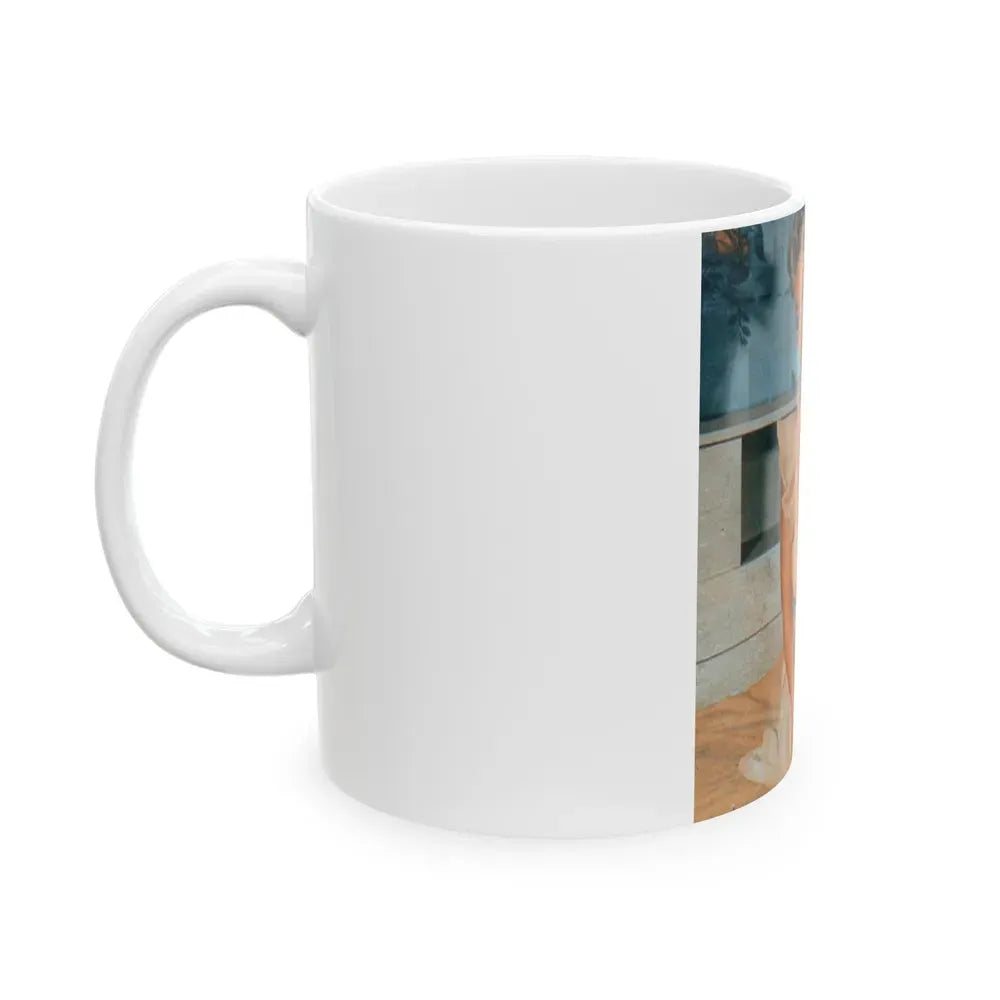 Greta Thyssen #68 (Vintage Female Icon) White Coffee Mug - Go Mug Yourself
