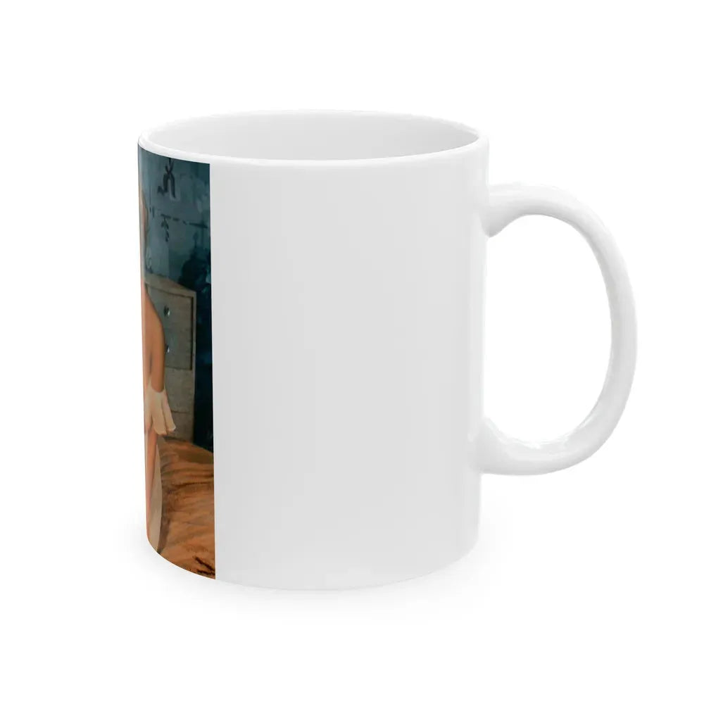 Greta Thyssen #68 (Vintage Female Icon) White Coffee Mug - Go Mug Yourself