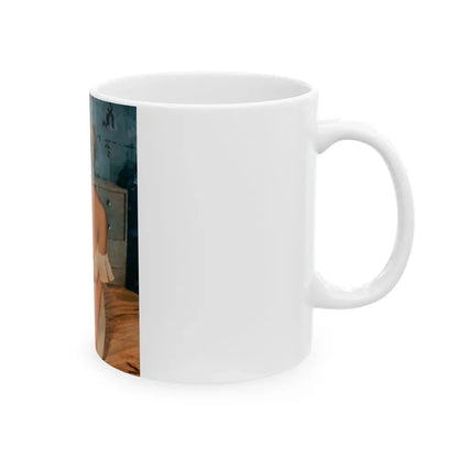 Greta Thyssen #68 (Vintage Female Icon) White Coffee Mug - Go Mug Yourself