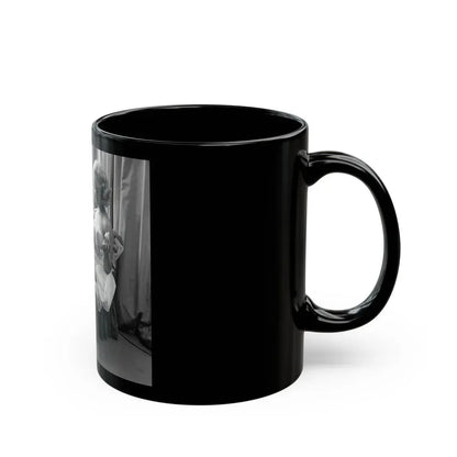 Greta Thyssen #70 (Vintage Female Icon) Black Coffee Mug - Go Mug Yourself