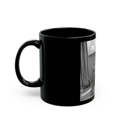 Greta Thyssen #70 (Vintage Female Icon) Black Coffee Mug - Go Mug Yourself