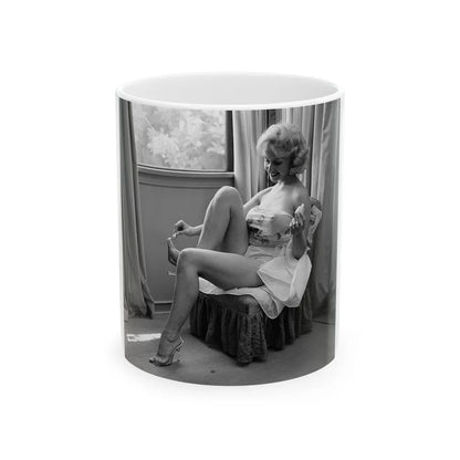 Greta Thyssen #70 (Vintage Female Icon) White Coffee Mug-11oz-Go Mug Yourself