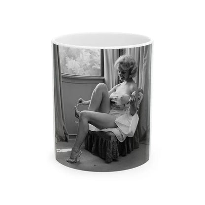 Greta Thyssen #70 (Vintage Female Icon) White Coffee Mug 11oz - Go Mug Yourself
