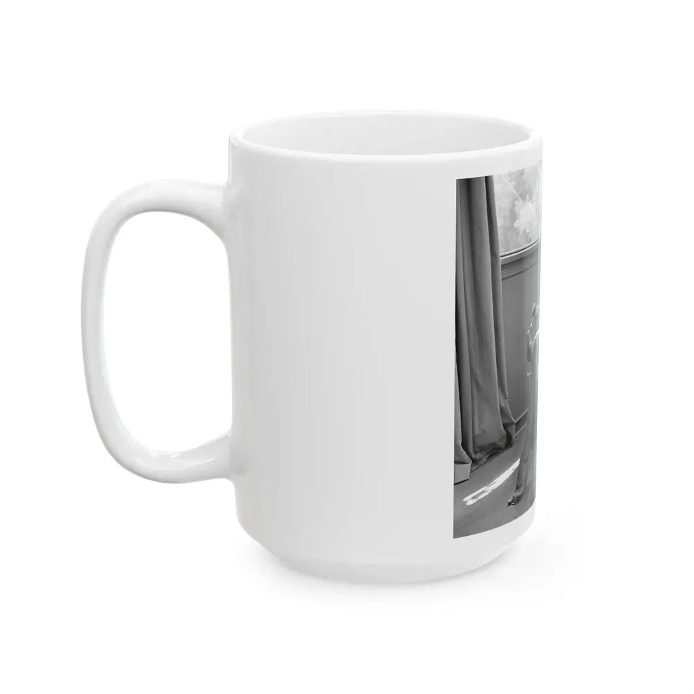 Greta Thyssen #70 (Vintage Female Icon) White Coffee Mug - Go Mug Yourself