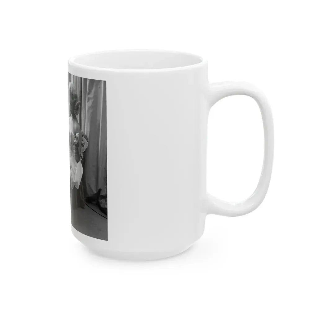 Greta Thyssen #70 (Vintage Female Icon) White Coffee Mug - Go Mug Yourself