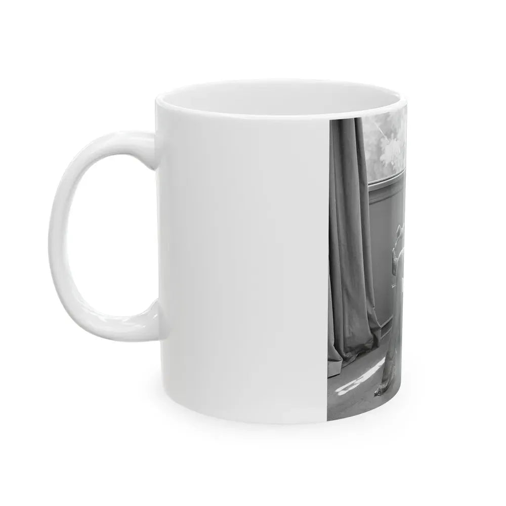 Greta Thyssen #70 (Vintage Female Icon) White Coffee Mug - Go Mug Yourself