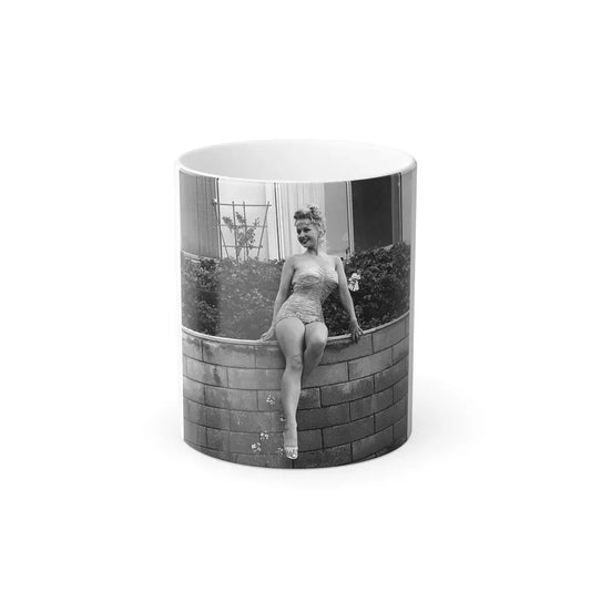Greta Thyssen #71 (Vintage Female Icon) Color Changing Mug 11oz 11oz - Go Mug Yourself