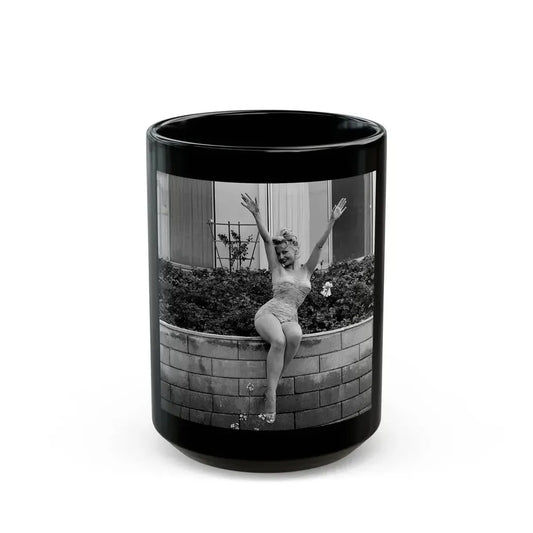 Greta Thyssen #72 (Vintage Female Icon) Black Coffee Mug 15oz - Go Mug Yourself