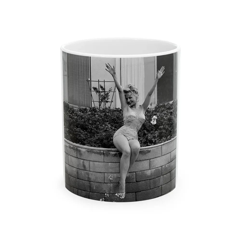 Greta Thyssen #72 (Vintage Female Icon) White Coffee Mug 11oz - Go Mug Yourself