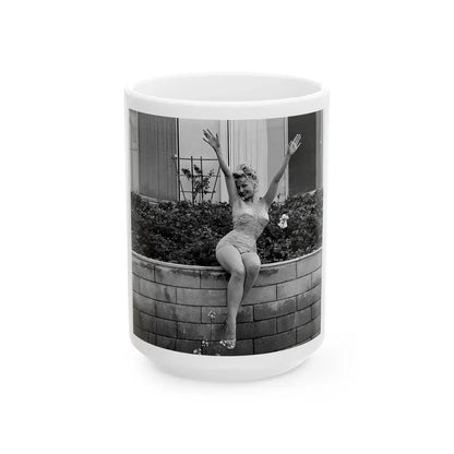 Greta Thyssen #72 (Vintage Female Icon) White Coffee Mug 15oz - Go Mug Yourself