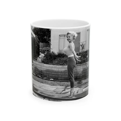 Greta Thyssen #73 (Vintage Female Icon) White Coffee Mug-11oz-Go Mug Yourself