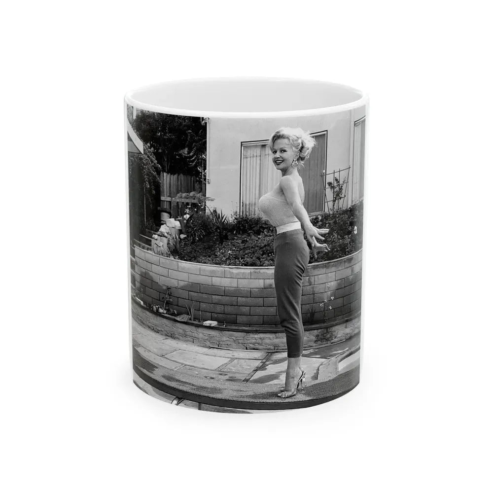 Greta Thyssen #73 (Vintage Female Icon) White Coffee Mug 11oz - Go Mug Yourself