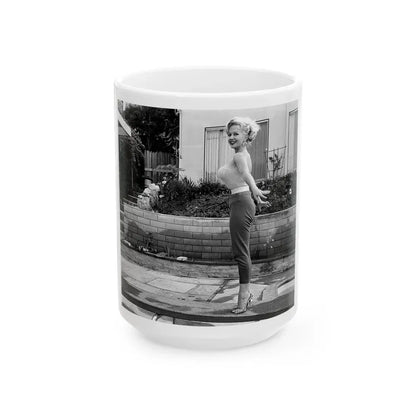 Greta Thyssen #73 (Vintage Female Icon) White Coffee Mug 15oz - Go Mug Yourself