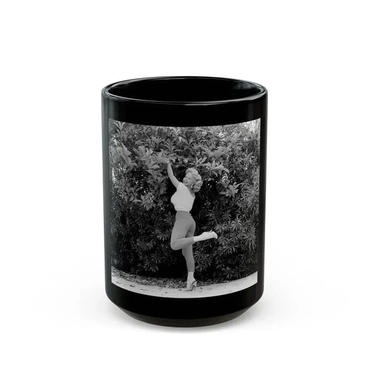 Greta Thyssen #74 (Vintage Female Icon) Black Coffee Mug 15oz - Go Mug Yourself