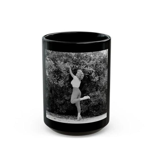 Greta Thyssen #74 (Vintage Female Icon) Black Coffee Mug 15oz - Go Mug Yourself