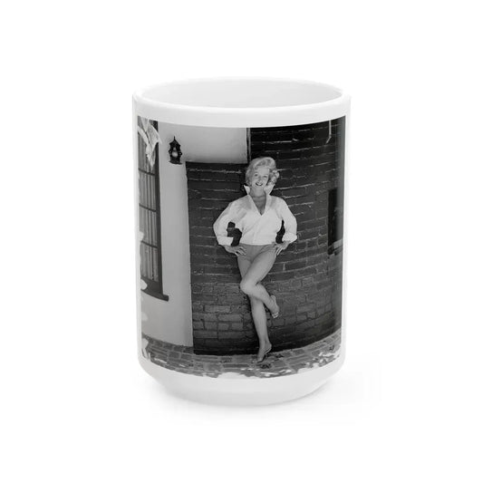 Greta Thyssen #75 (Vintage Female Icon) White Coffee Mug 15oz - Go Mug Yourself