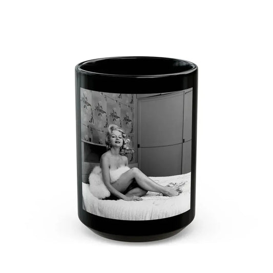 Greta Thyssen #76 (Vintage Female Icon) Black Coffee Mug 15oz - Go Mug Yourself