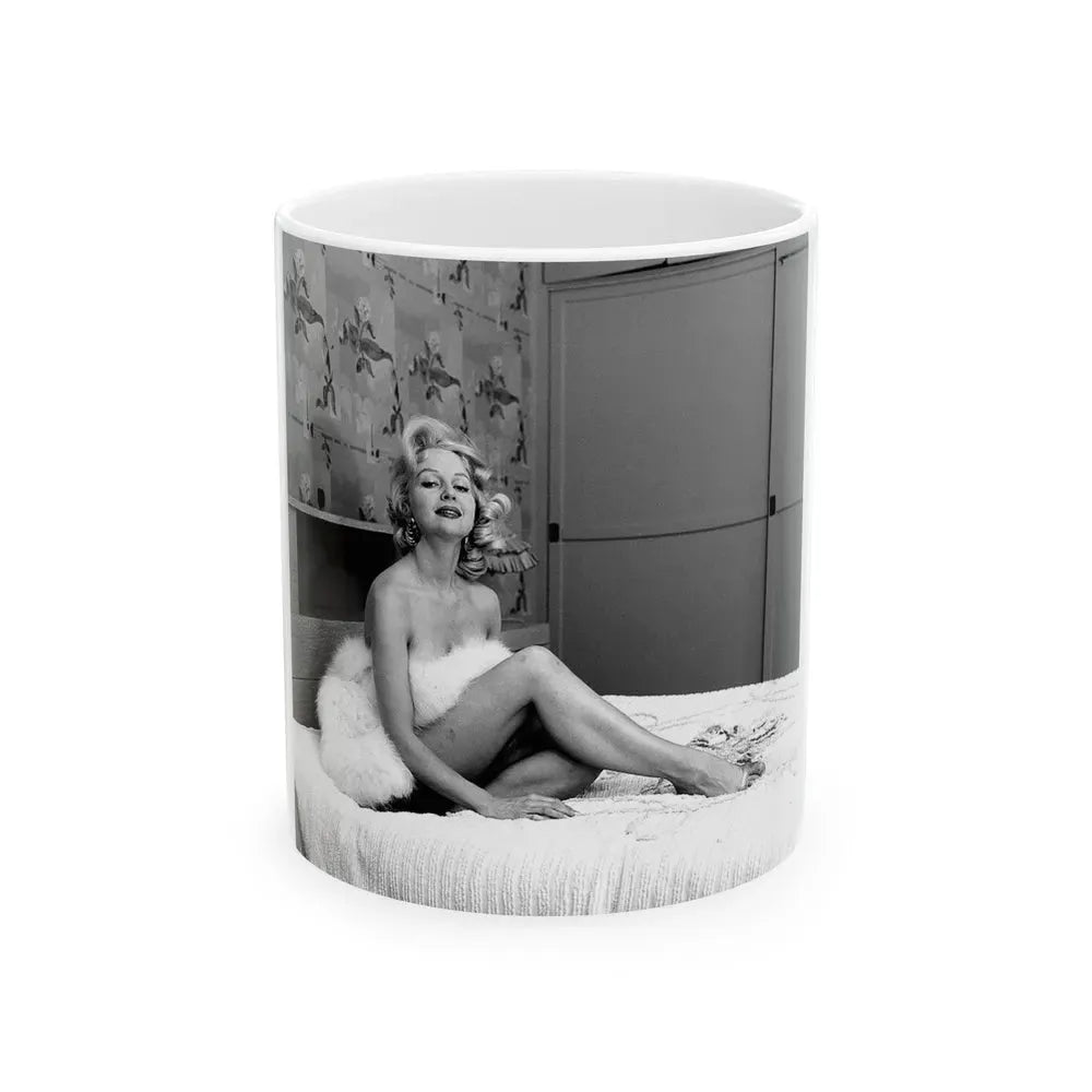 Greta Thyssen #76 (Vintage Female Icon) White Coffee Mug 11oz - Go Mug Yourself