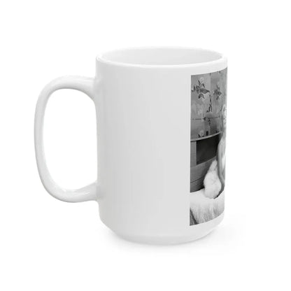 Greta Thyssen #76 (Vintage Female Icon) White Coffee Mug - Go Mug Yourself