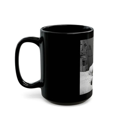 Greta Thyssen #77 (Vintage Female Icon) Black Coffee Mug - Go Mug Yourself