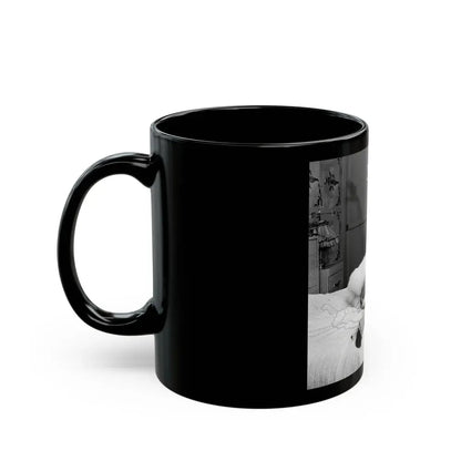 Greta Thyssen #77 (Vintage Female Icon) Black Coffee Mug - Go Mug Yourself
