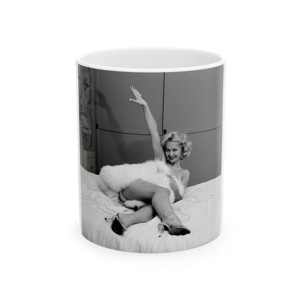 Greta Thyssen #77 (Vintage Female Icon) White Coffee Mug 11oz - Go Mug Yourself