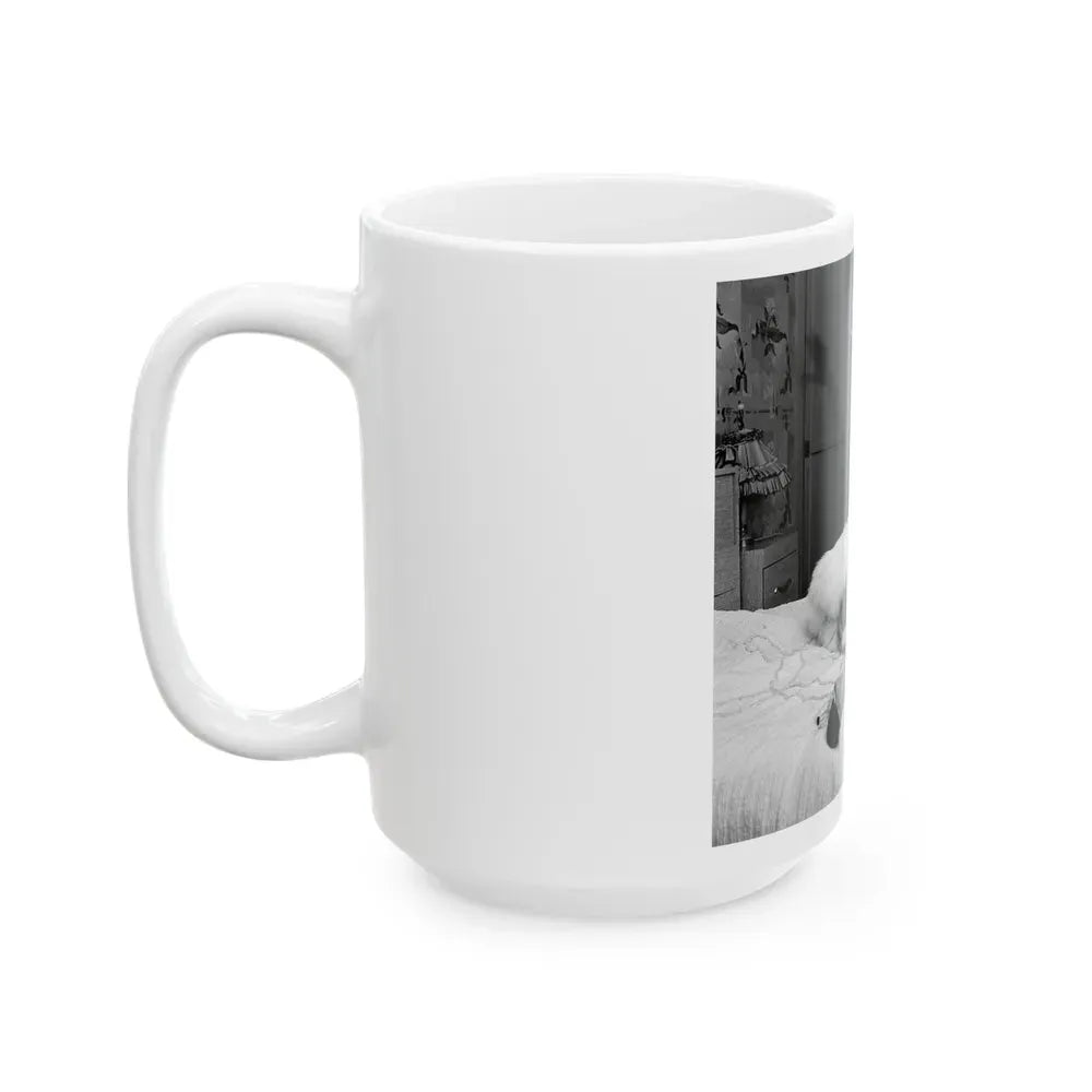 Greta Thyssen #77 (Vintage Female Icon) White Coffee Mug - Go Mug Yourself