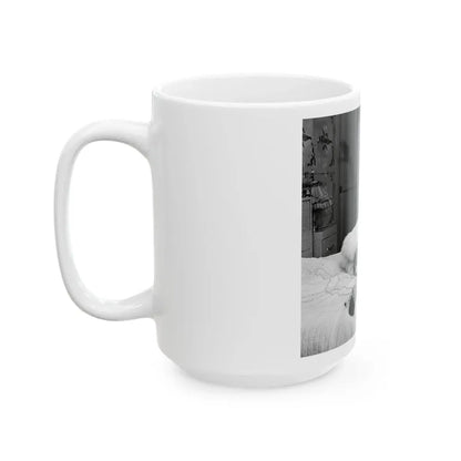 Greta Thyssen #77 (Vintage Female Icon) White Coffee Mug - Go Mug Yourself