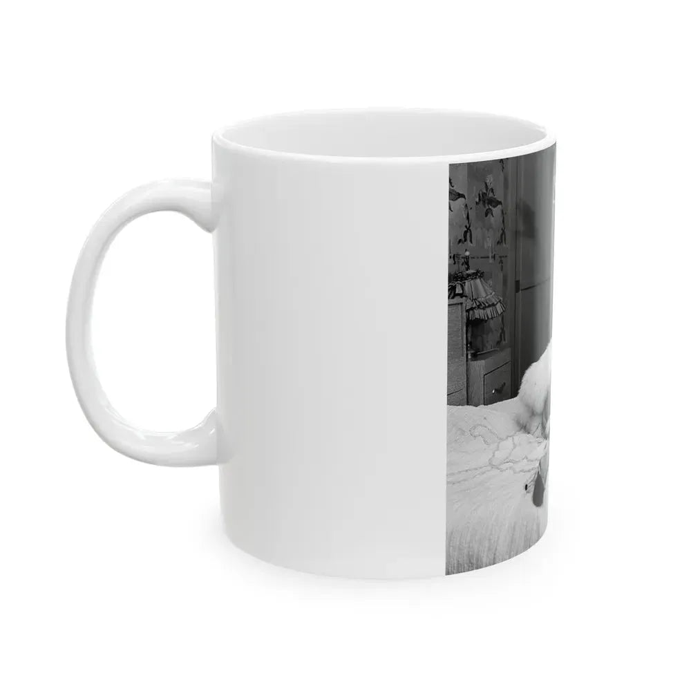 Greta Thyssen #77 (Vintage Female Icon) White Coffee Mug - Go Mug Yourself