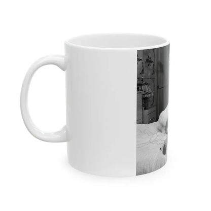 Greta Thyssen #77 (Vintage Female Icon) White Coffee Mug - Go Mug Yourself