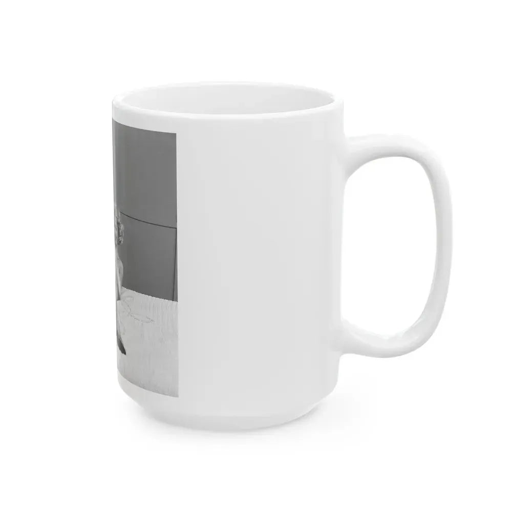 Greta Thyssen #77 (Vintage Female Icon) White Coffee Mug - Go Mug Yourself