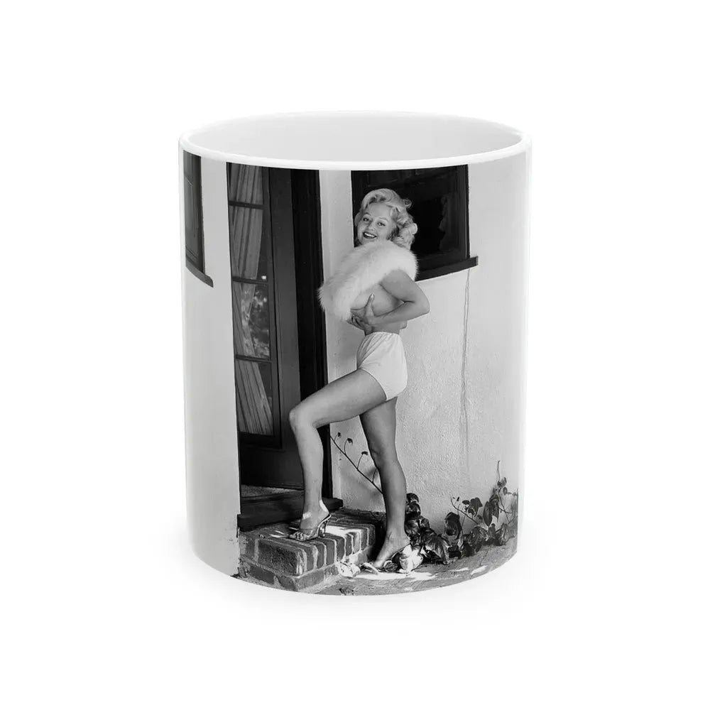 Greta Thyssen #78 (Vintage Female Icon) White Coffee Mug 11oz - Go Mug Yourself