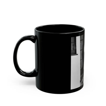 Greta Thyssen #79 (Vintage Female Icon) Black Coffee Mug - Go Mug Yourself