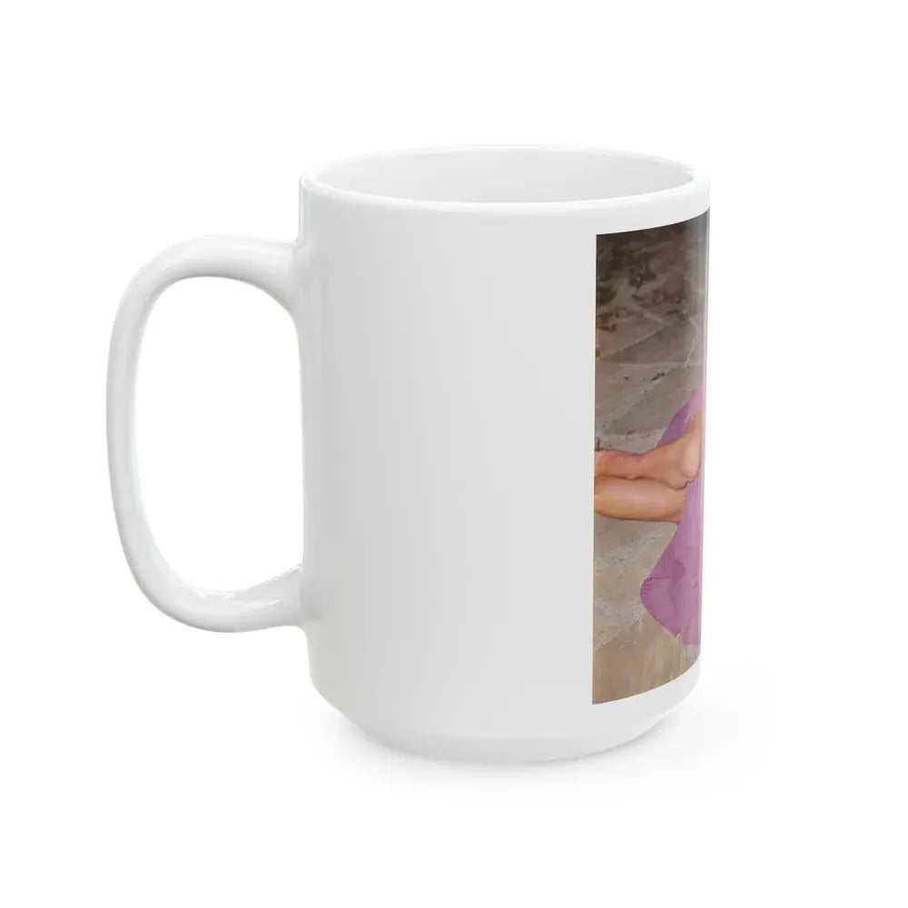 Greta Thyssen #91 (Vintage Female Icon) White Coffee Mug - Go Mug Yourself
