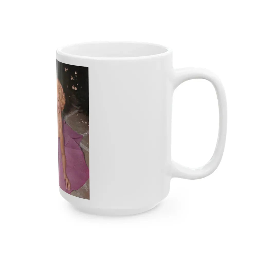 Greta Thyssen #91 (Vintage Female Icon) White Coffee Mug - Go Mug Yourself