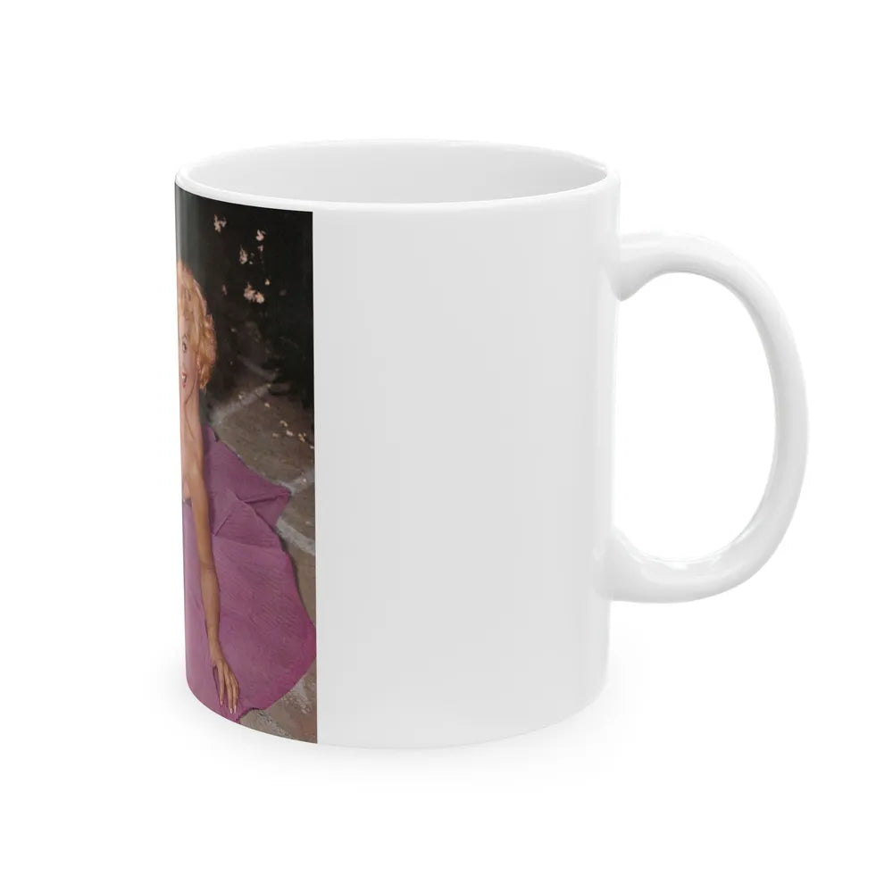 Greta Thyssen #91 (Vintage Female Icon) White Coffee Mug-Go Mug Yourself