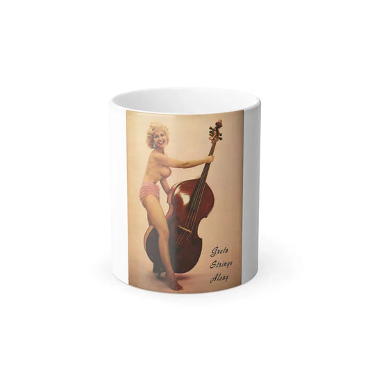 Greta Thyssen #97 (Vintage Female Icon) Color Changing Mug 11oz 11oz - Go Mug Yourself