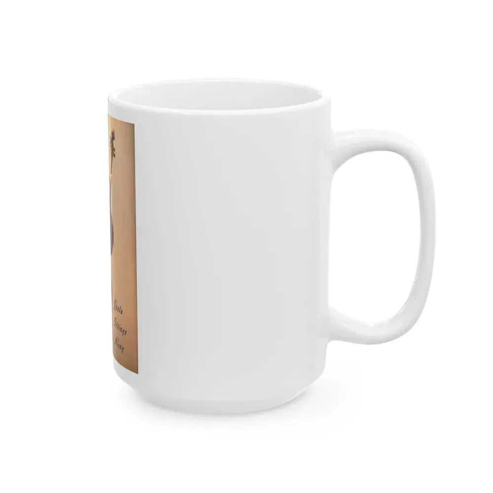 Greta Thyssen #97 (Vintage Female Icon) White Coffee Mug - Go Mug Yourself