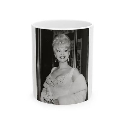 Greta Thyssen #98 (Vintage Female Icon) White Coffee Mug-11oz-Go Mug Yourself