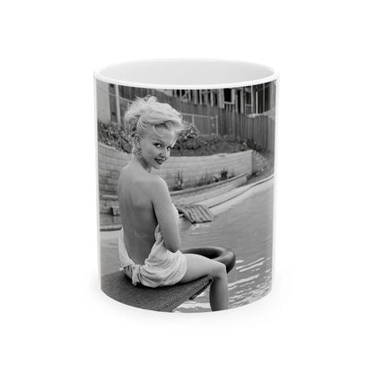 Greta Thyssen #99 (Vintage Female Icon) White Coffee Mug-11oz-Go Mug Yourself