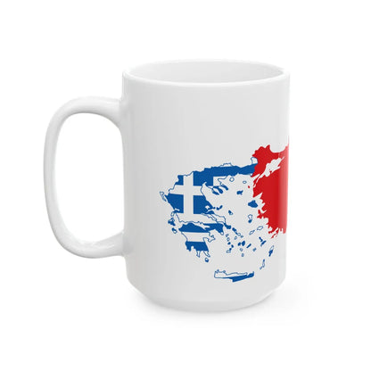 GreTurCyp (Cyprus) White Coffee Mug - Go Mug Yourself