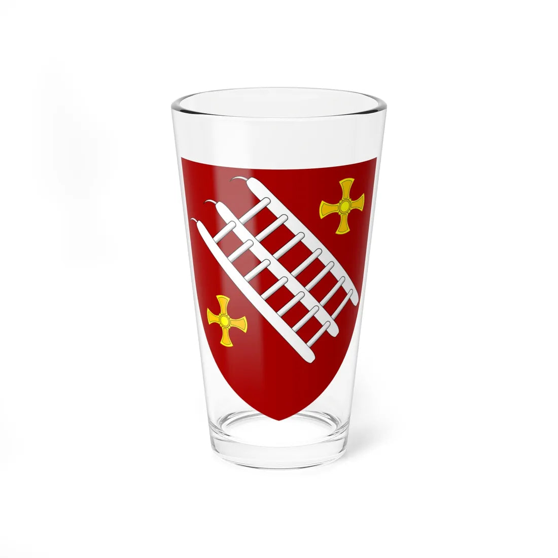 Grey College Durham arms (England) (Coat of Arms) Pint Glass 16oz 16oz - Go Mug Yourself