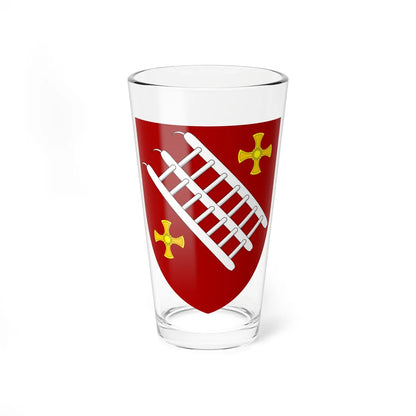 Grey College Durham arms (England) (Coat of Arms) Pint Glass 16oz 16oz - Go Mug Yourself