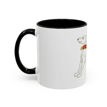 Greyhound of Richmond Badge of Henry VII - Accent Coffee Mug - Go Mug Yourself