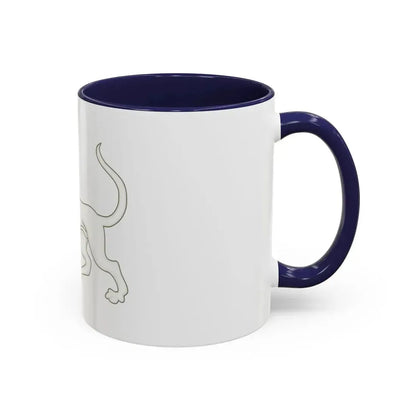 Greyhound of Richmond Badge of Henry VII - Accent Coffee Mug - Go Mug Yourself