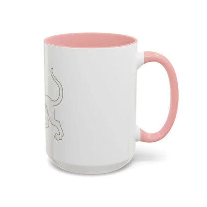 Greyhound of Richmond Badge of Henry VII - Accent Coffee Mug - Go Mug Yourself